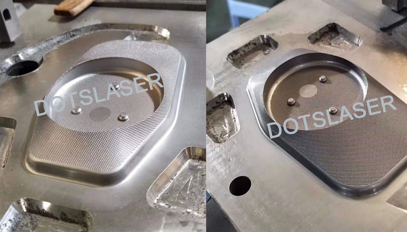 Embossing laser engraving
