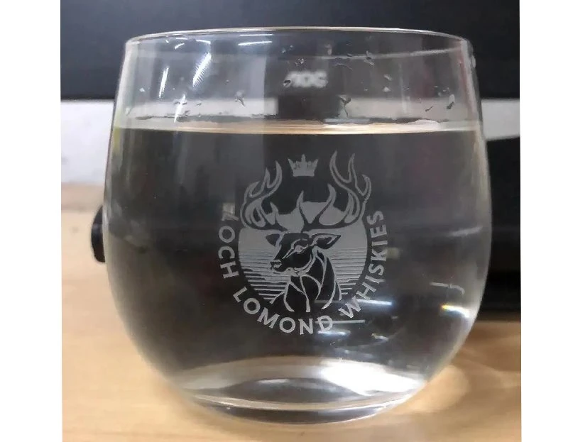 Large bottle using laser marking