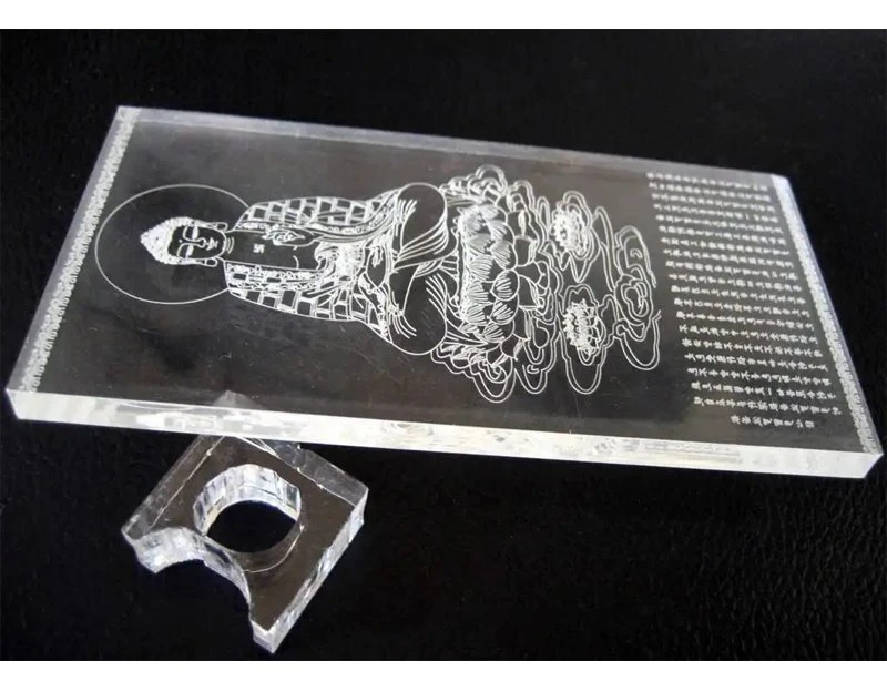 Laser marking image on glass part Laser marking image on glass part
