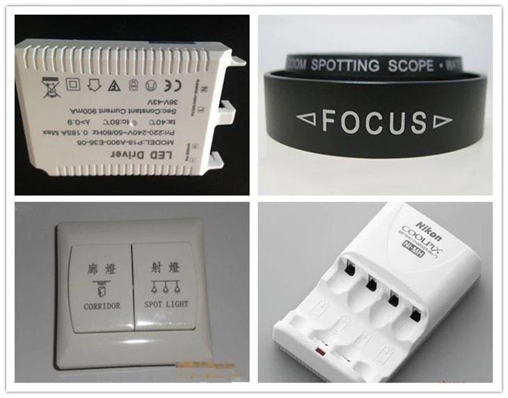 Laser engraving plastic