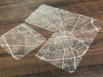 Using fiber laser machine to mark acrylic panel