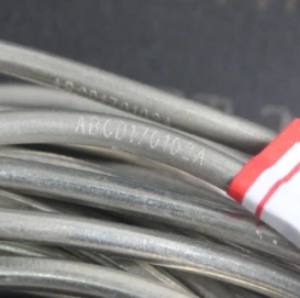 Marking for iron wires Marking for iron wires