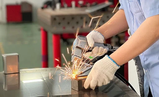 Safe laser welding operation